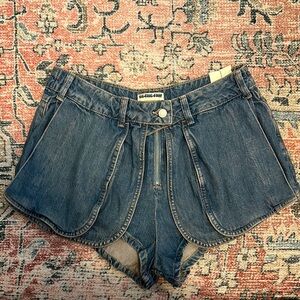 Free People We The Free Micro Jean Shorts NWT Size 31
